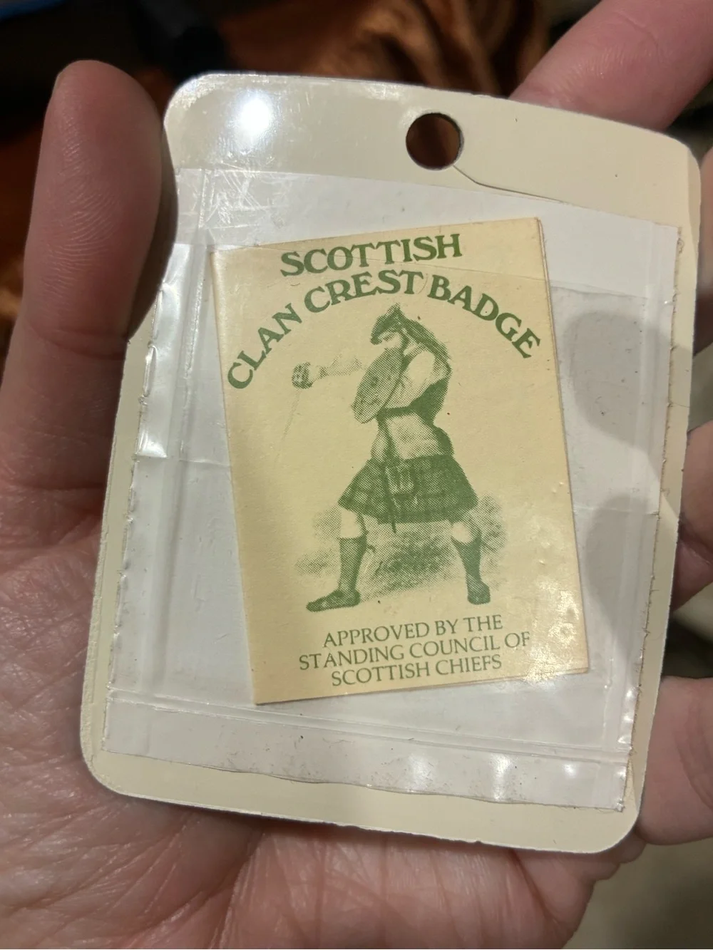 Vintage Dead Stock Ramsay Scottish Clan Brooch